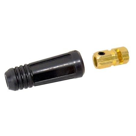 Powerweld Dinse Style Cable Connector, No 1 to No 1/0 Cable, Female Only CCD3550-F